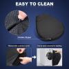 imageDetachable Motorcycle Gel Seat Cushion with Cover Large 3DHoneycomb Structure Shock Absorption ampamp Breathable Motorcycle Gel Seat Pad for Long Rides