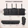 imageDouble UTV Tool Carrier Soft Case Quick Release Hunting Tool Bag Rack for Hunting Activities Compatible with Polaris Ranger Yamaha Kawasaki and Most UTVs BlackBlack