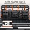 imageDouble UTV Tool Carrier Soft Case Quick Release Hunting Tool Bag Rack for Hunting Activities Compatible with Polaris Ranger Yamaha Kawasaki and Most UTVs BlackBlack