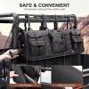 imageDouble UTV Tool Carrier Soft Case Quick Release Hunting Tool Bag Rack for Hunting Activities Compatible with Polaris Ranger Yamaha Kawasaki and Most UTVs BlackBlack