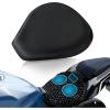 imageDetachable Motorcycle Gel Seat Cushion with Cover Large 3DHoneycomb Structure Shock Absorption ampamp Breathable Motorcycle Gel Seat Pad for Long Rides