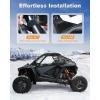 imageSoft Upper Doors Compatible with Polaris RZR PRO XPTurbo RPRO S 2Seater 20202025  Features Side Mirror CutOuts ampamp a Waterproof Design for AllWeather Protection