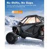 imageSoft Upper Doors Compatible with Polaris RZR PRO XPTurbo RPRO S 2Seater 20202025  Features Side Mirror CutOuts ampamp a Waterproof Design for AllWeather Protection