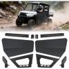 imageAluminum Half Doors with Clear PC Window  Enhanced Visibility Lower Hard Door Panels Compatible with 20182025 Polaris Ranger XP 1000 ampamp 20202025 Ranger 1000