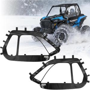 imageSoft Upper Doors with Side Mirror Cutout Compatible with Polaris RZR XP 1000  XP Turbo 2Seater 20142023  Waterproof ampamp Enhanced Vision for Max Durability