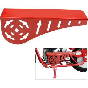 imageSKYJDM Mini Bike Chain Guard Cover for Most Mini Bikes Compatible with 57HP Predator 196cc 212cc 201cc Compatible with Honda Clone Tecumseh Briggs amp Stratton EnginesBlueRed