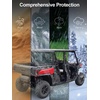 image:imageScratch Resistant Smoked Grey Rear Windshield Compatible with CFMOTO UFORCE U10 Pro amp U10 Pro XL 2025 Rear Window Hard Coated PC Windshield Protects Against Wind Dust Dirt Snow Rain